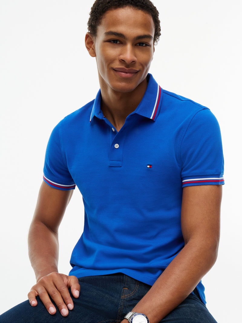Slim Fit Collar Tipped Polo