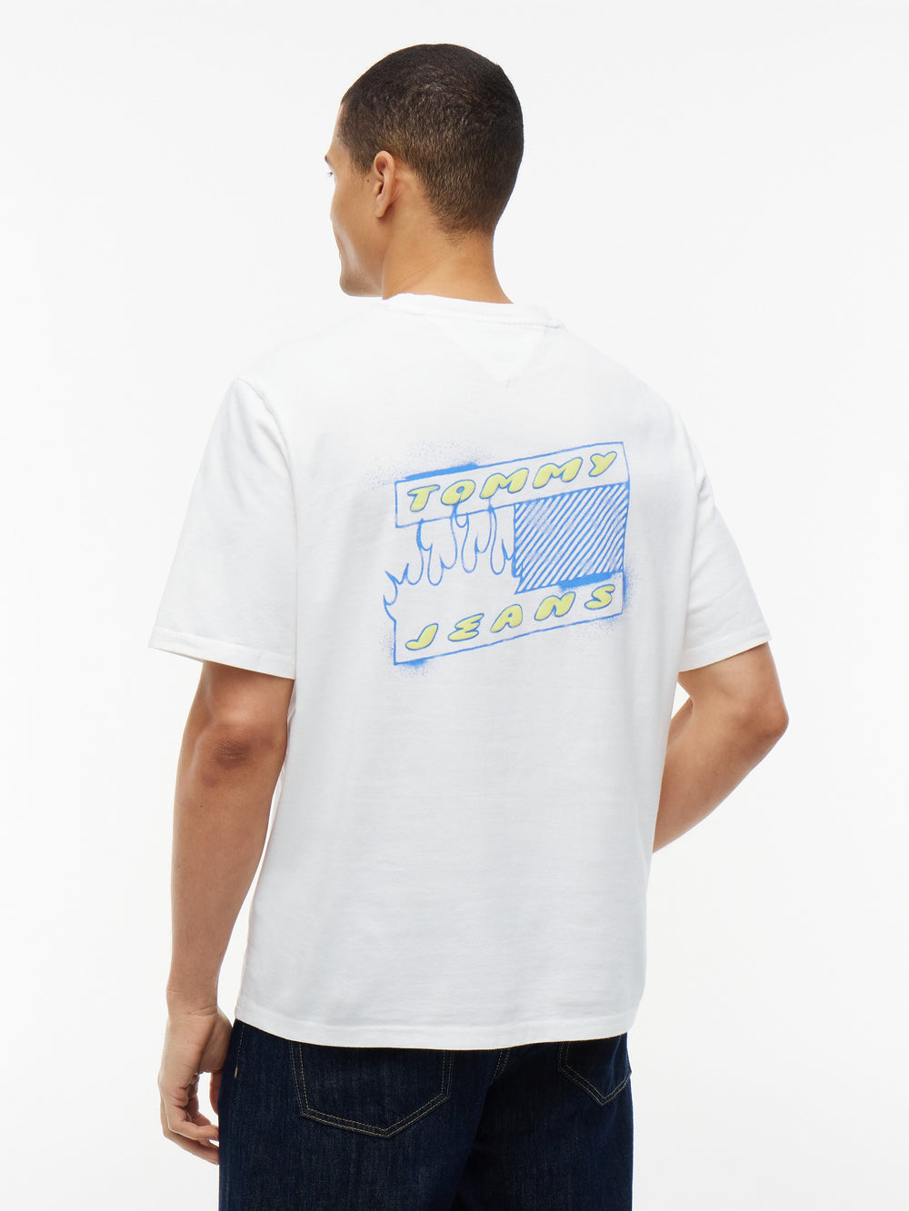 90S Fit Washed Back Graphic T-Shirt