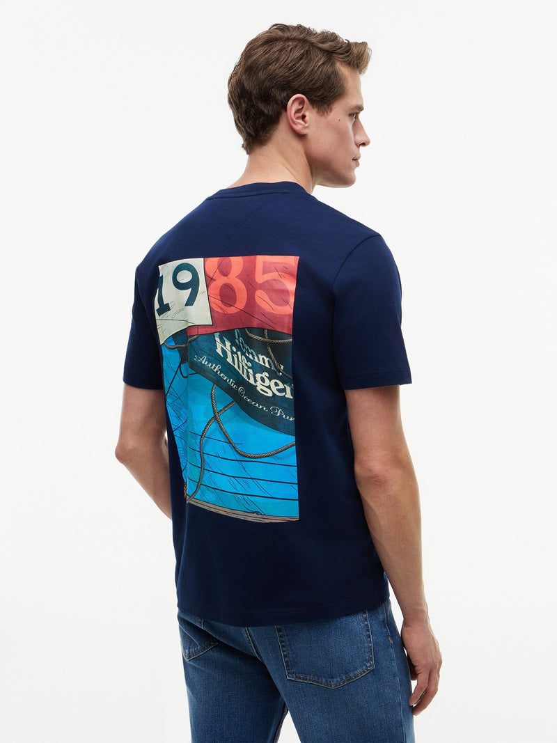 Regular Fit Back Print Tshirt