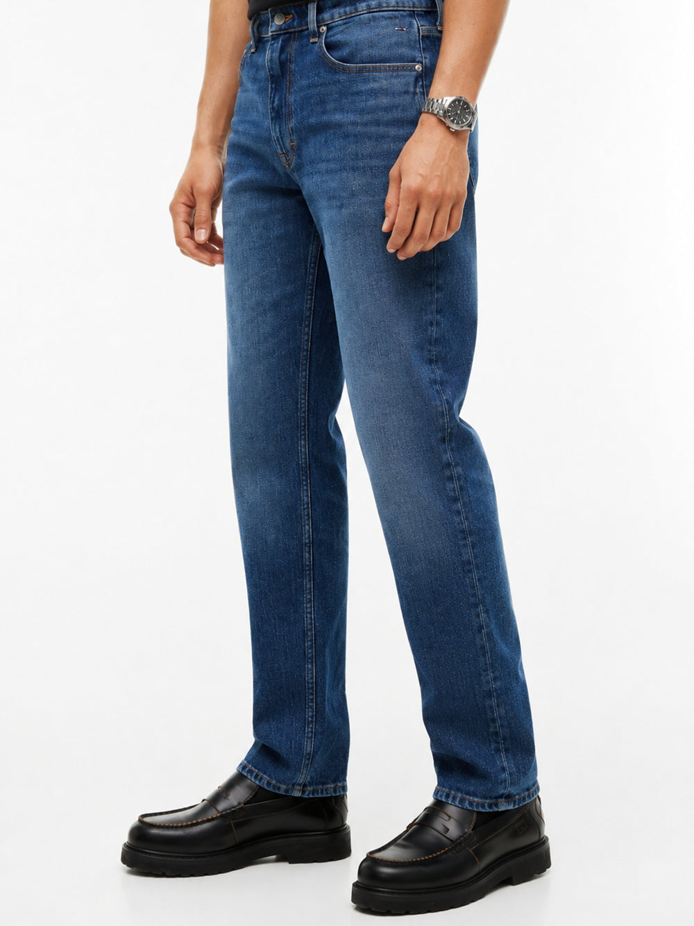 Men Sonny Regular Tapered Mid Wash Jeans