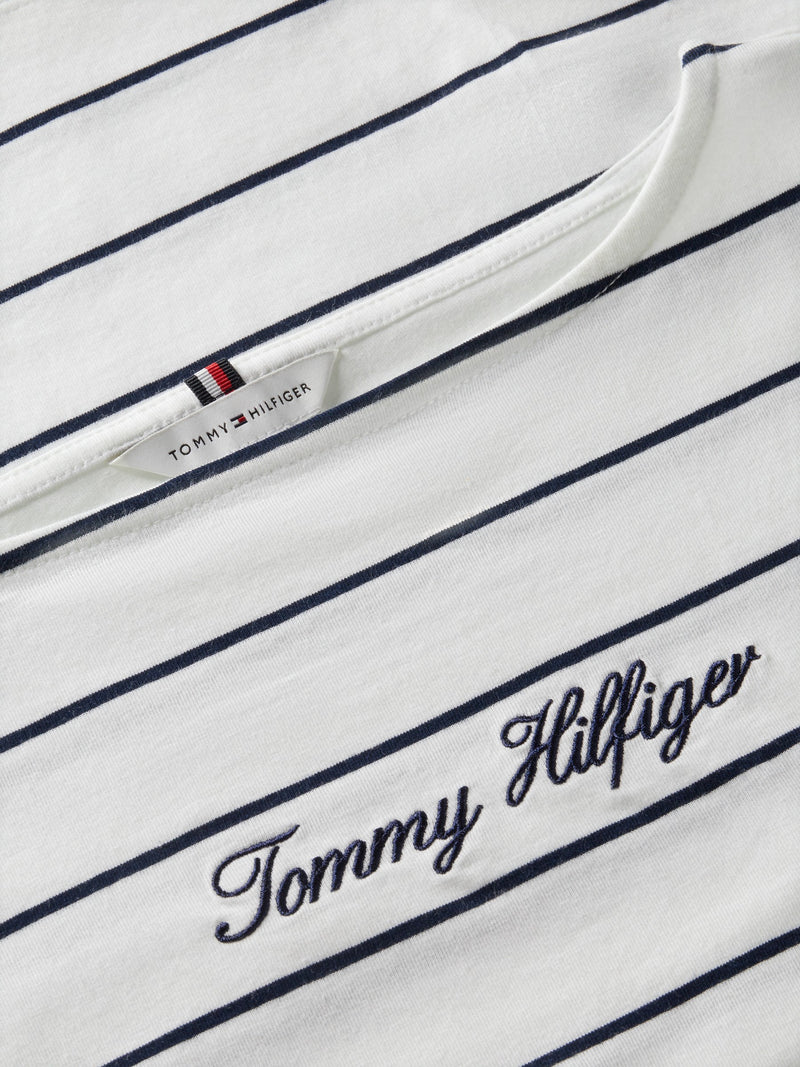 Stripe Slim Fit Full Sleeve Cotton Jersey T-Shirt