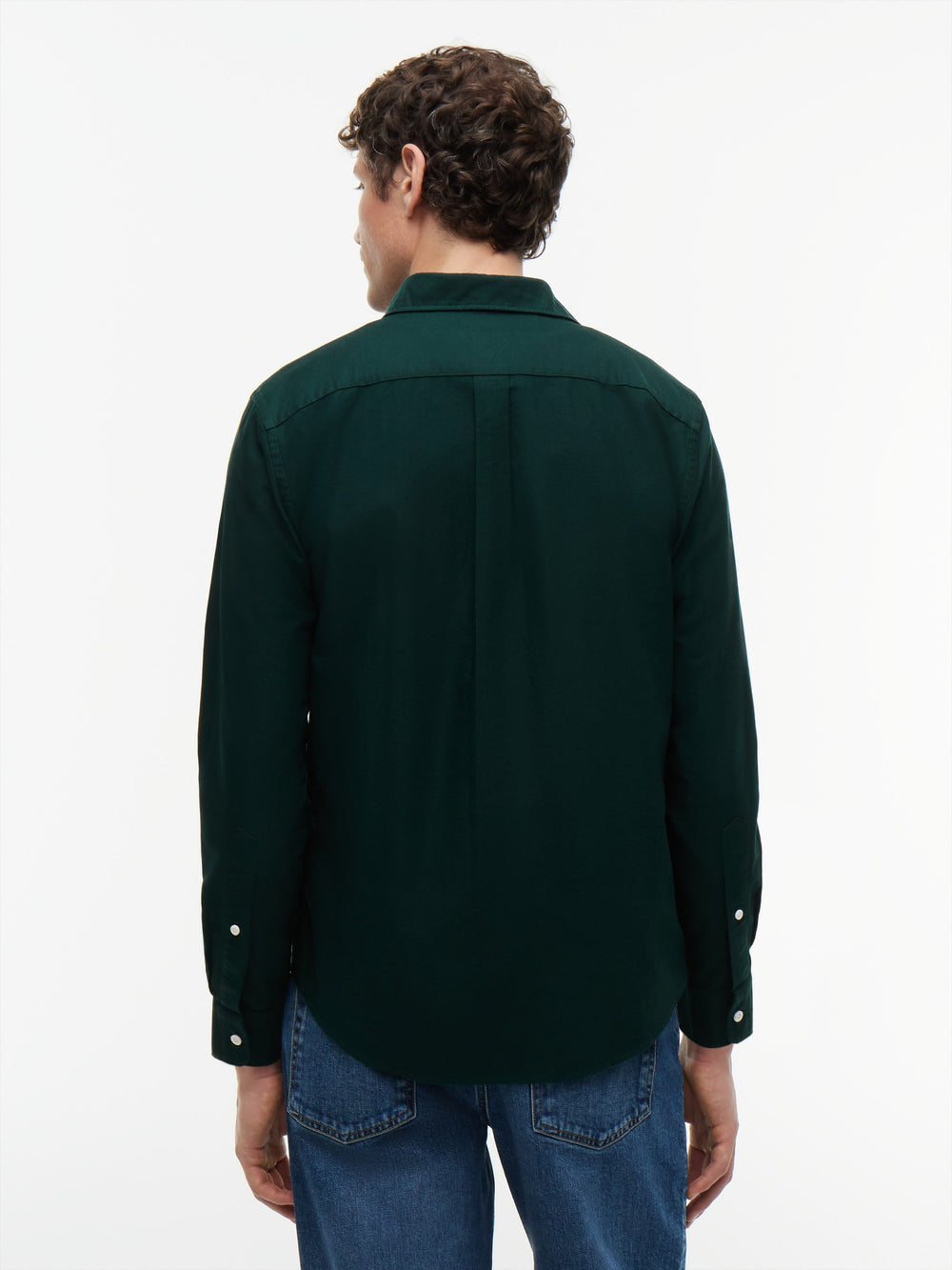 Regular Fit Solid Oxford Shirt