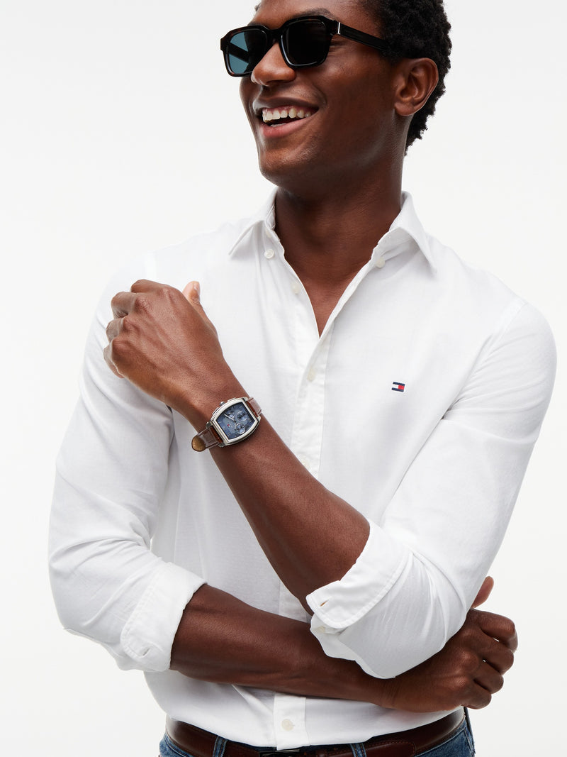 Slim Fit Texture Dobby Shirt