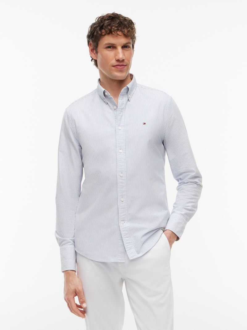 Regular Fit Stripe Oxford Shirt