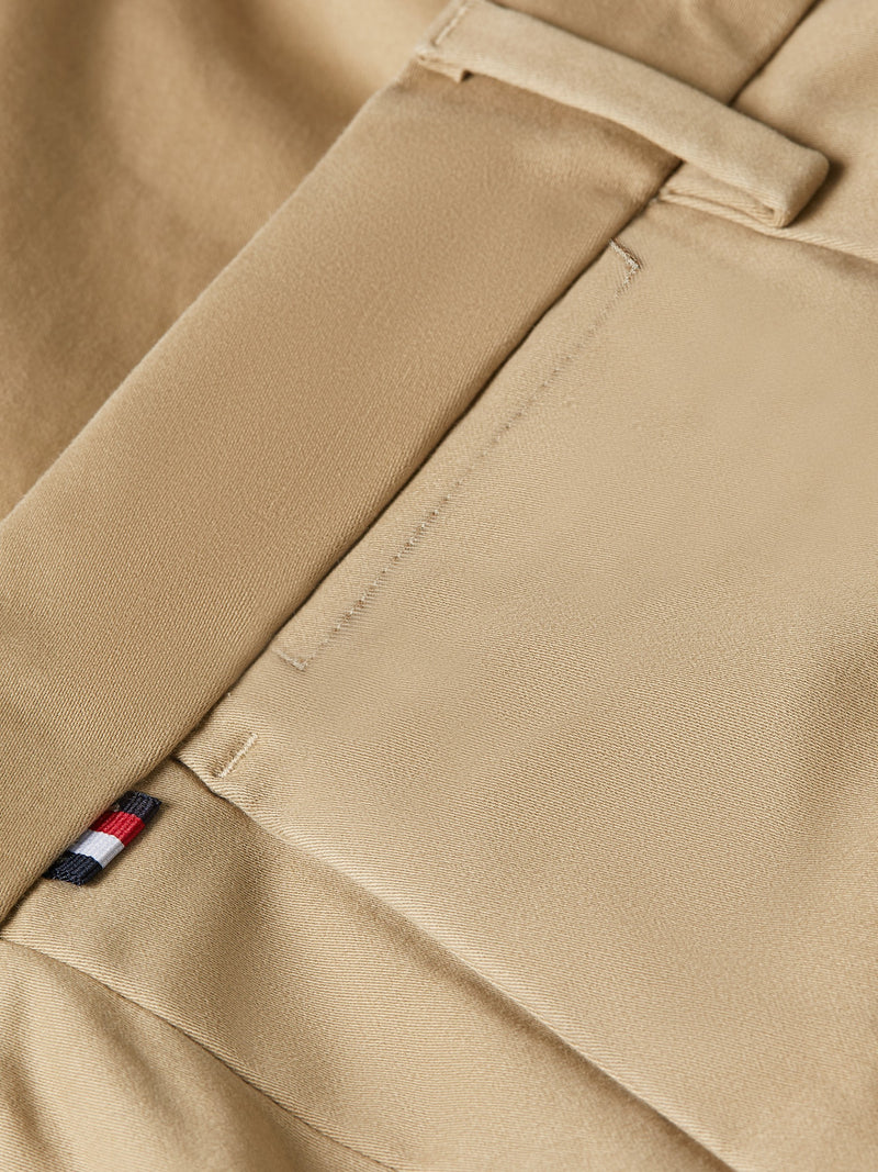 Men Harlem Regular Tapered Fit Pleated Satin Trouser