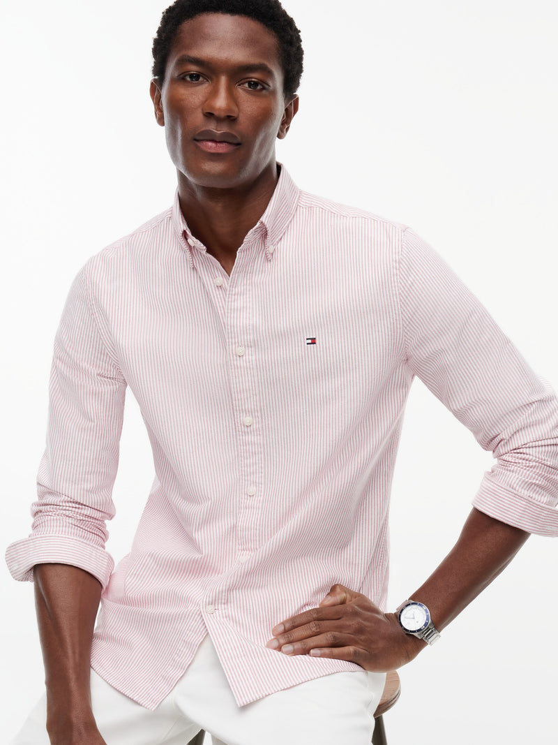 Regular Fit Stripe Oxford Shirt