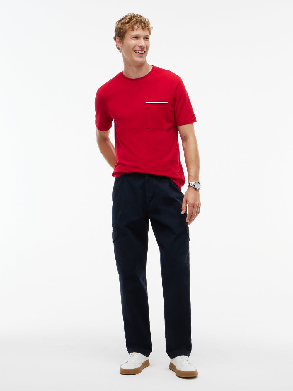 Regular Fit Pocket Pique Tshirt