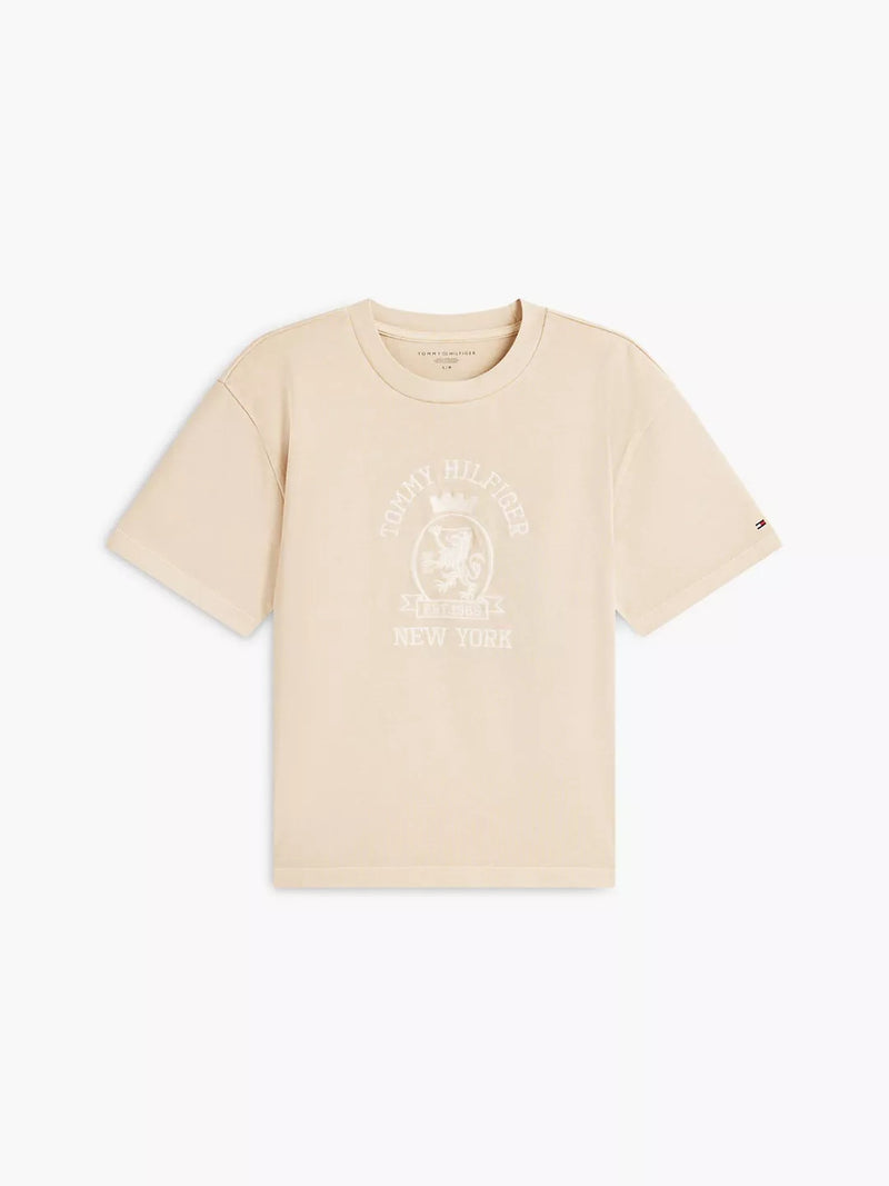 Solid Relaxed Fit Half Sleeve Cotton Jersey T-Shirt
