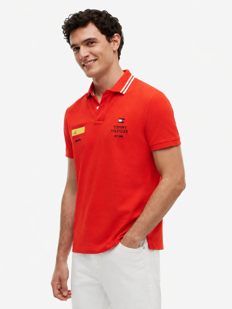 Regular Fit Graphic Pique Polo