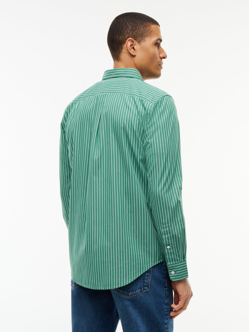 Regular Fit Stripe Poplin Shirt