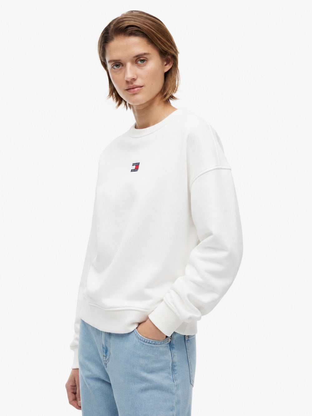 Relaxed Fit Terry Pullover