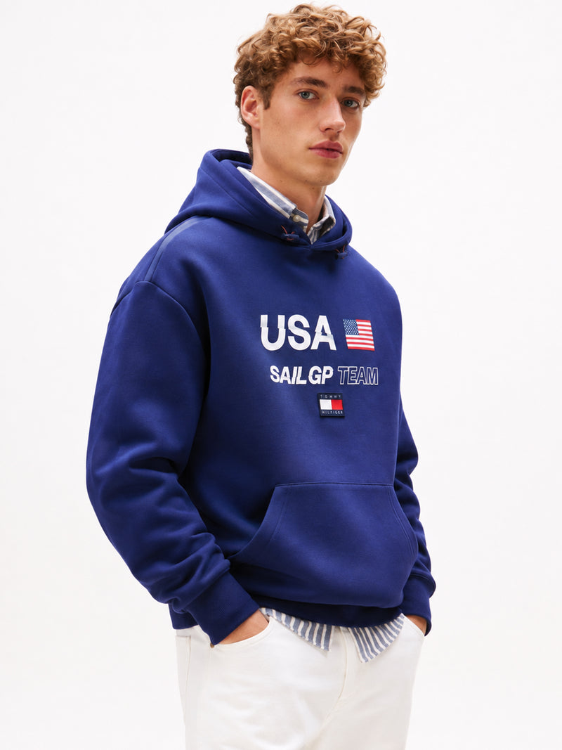 Relaxed Fit Interlock Hoodie