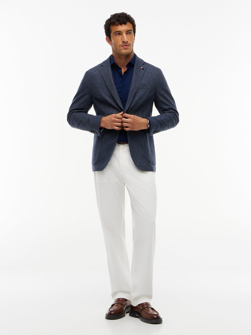 Slim Fit Solid Poplin Shirt