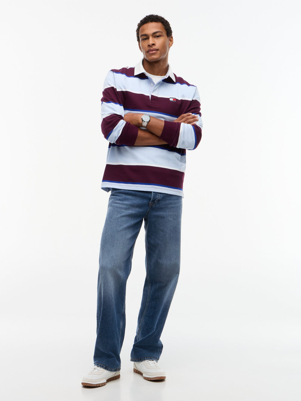 Men Jaimie Loose Mid Wash Jeans