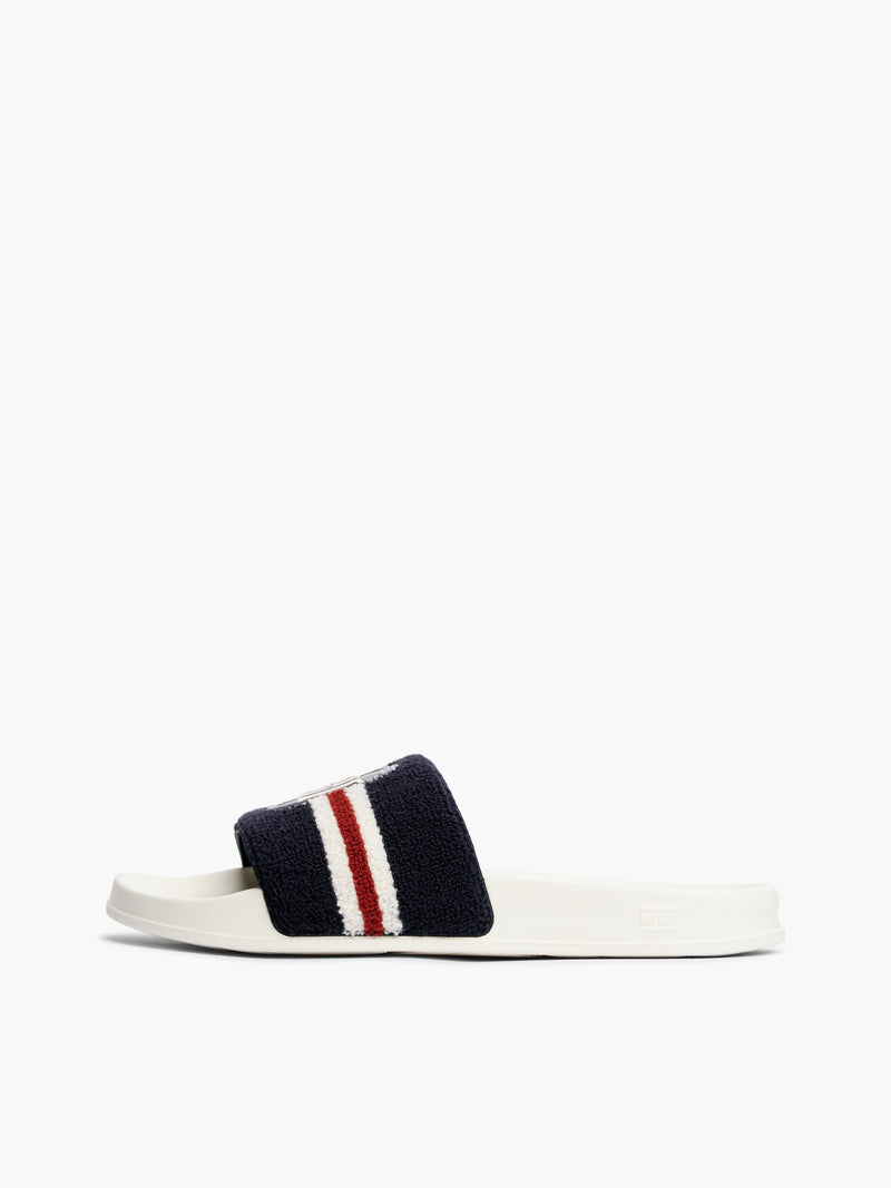 Men Hilfiger Towelling Slider