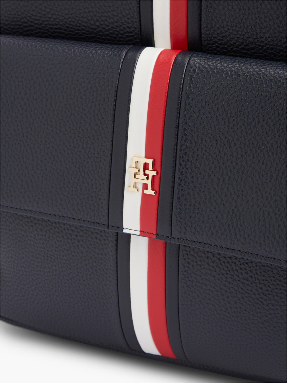 Stripes Pu Dome Bag