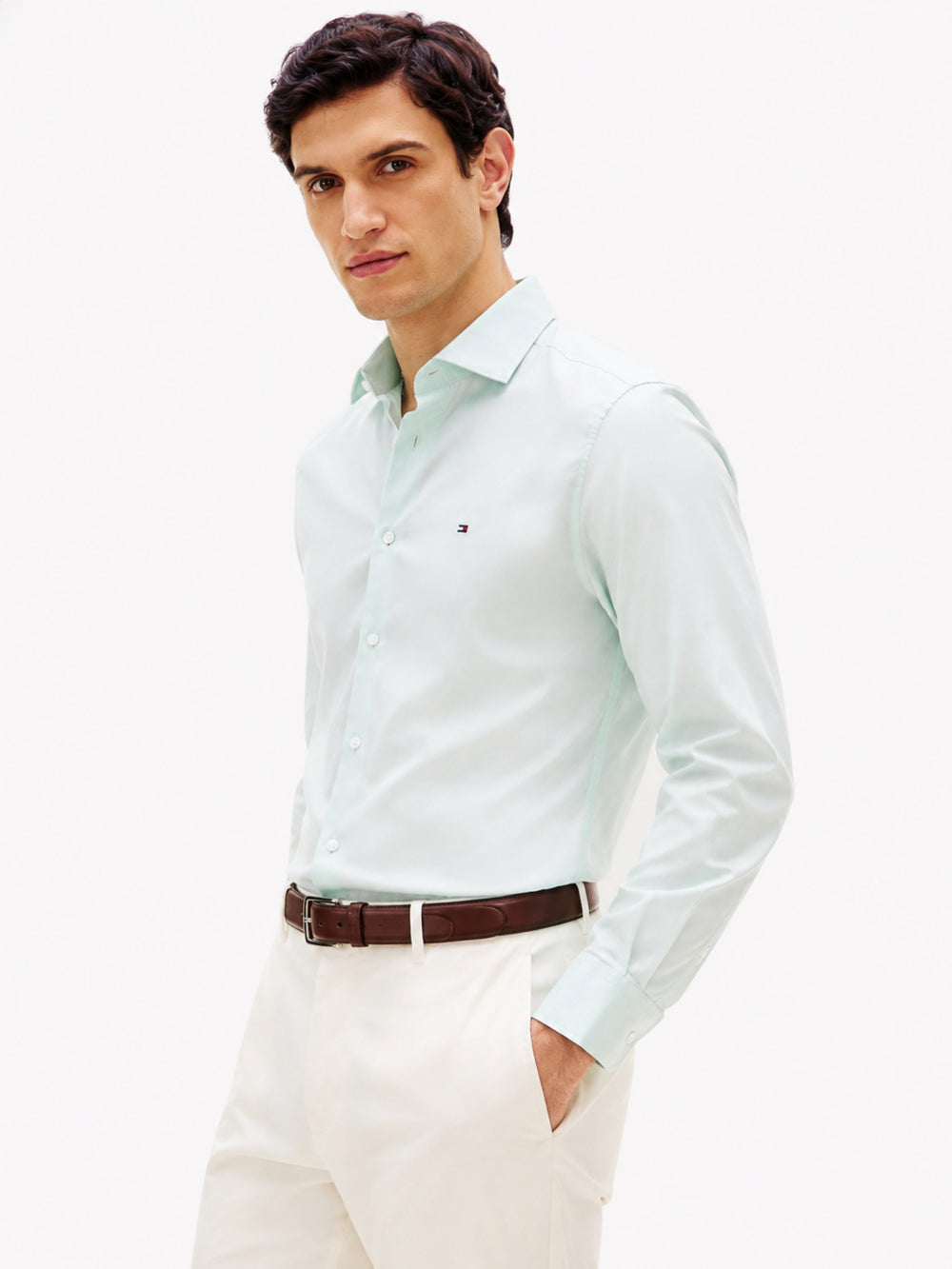 Slim Fit Texture Dobby Shirt