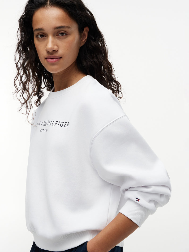 Relaxed Fit Fleece Pullover