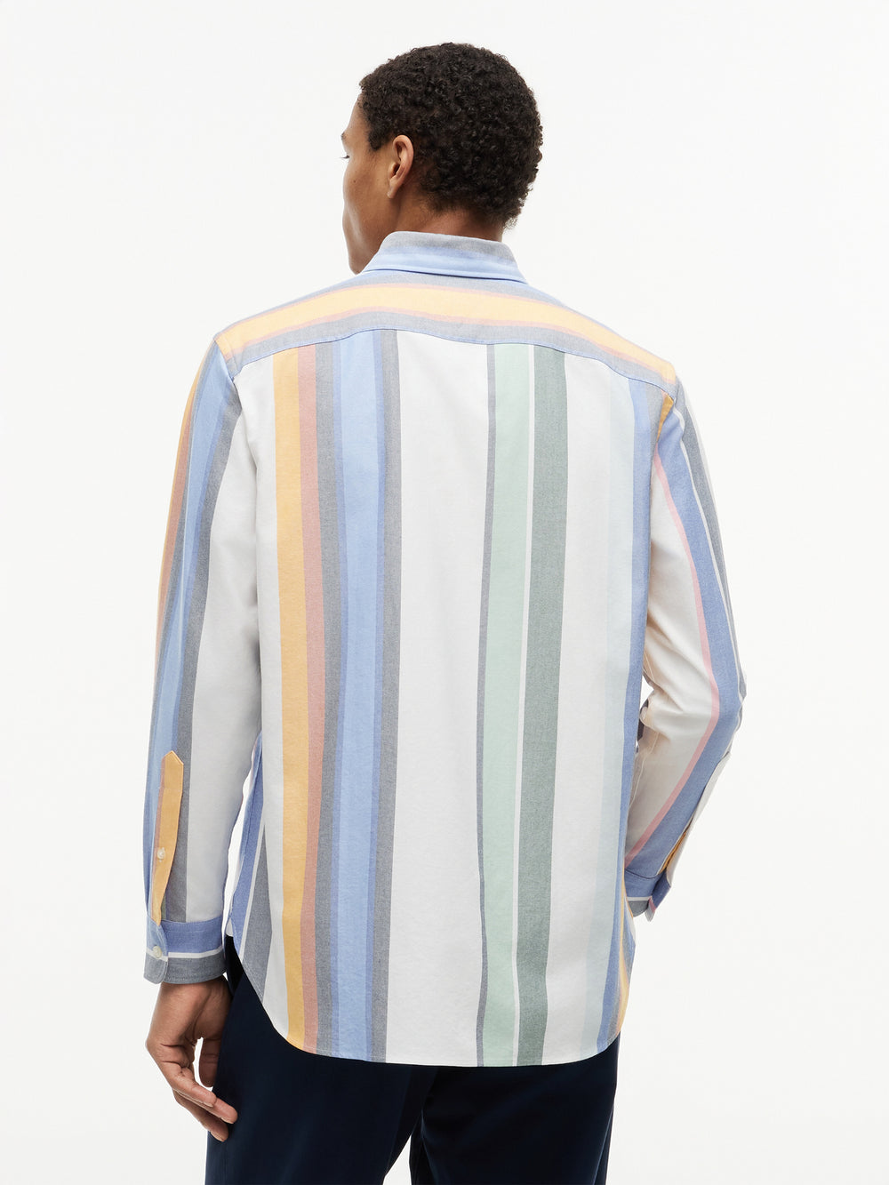 Relaxed Fit Stripe Oxford Shirt