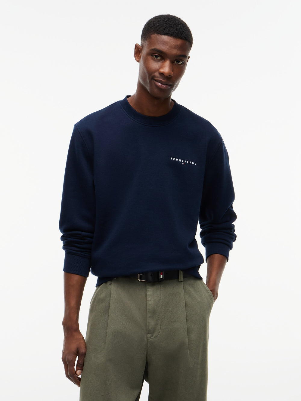 Regular Fit Fleece Crew Neck Sweatshirt