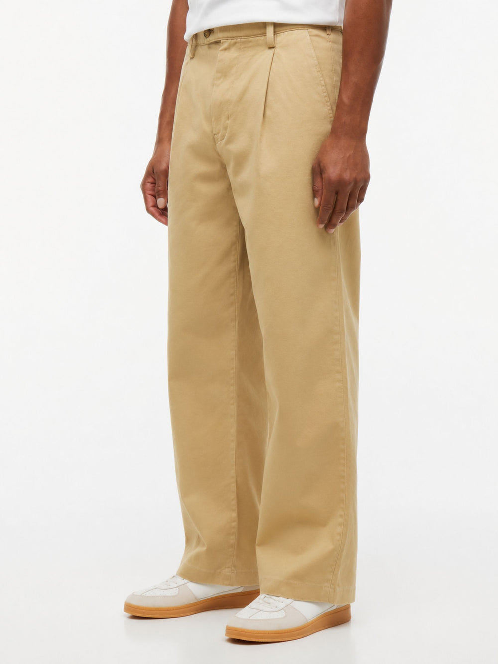 Men Theo Baggy Twill Trouser