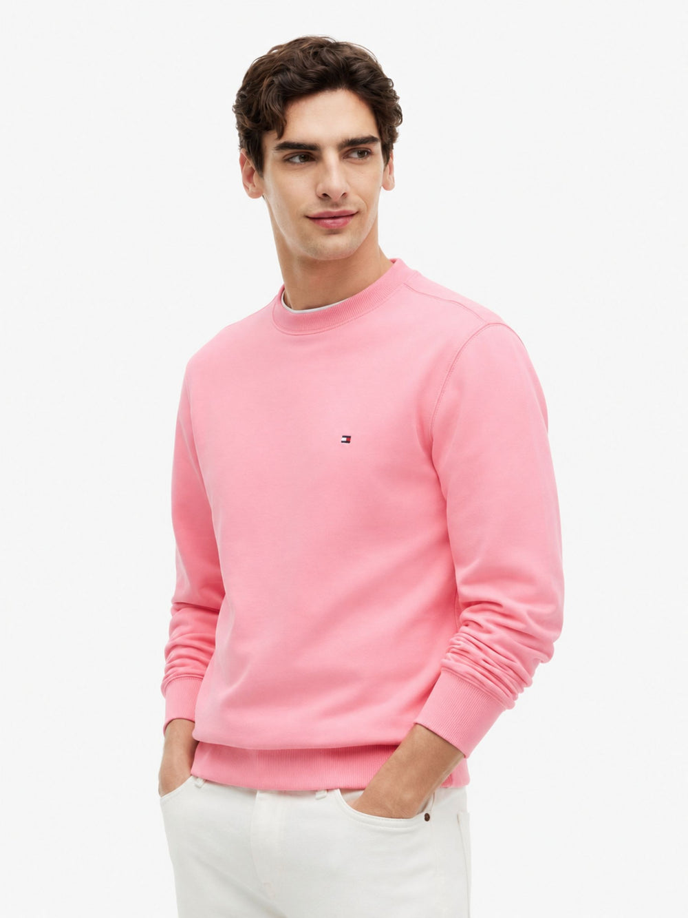 Solid Terry Pullover