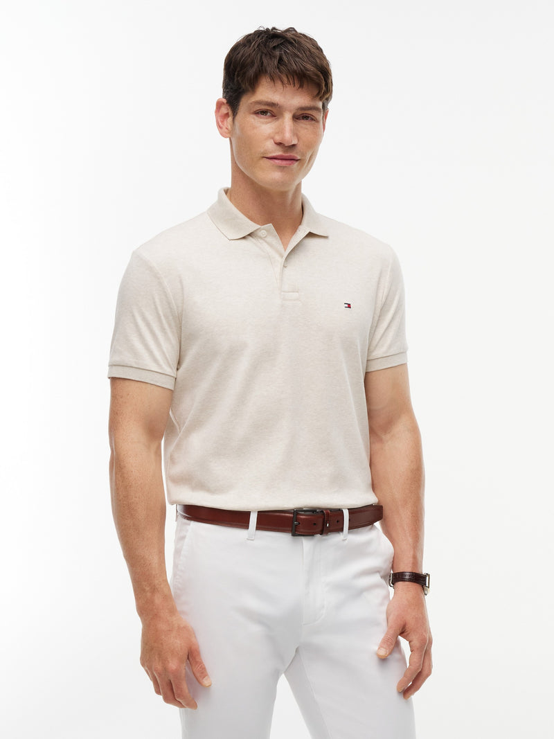 Regular Fit Solid Liquid Cotton Polo
