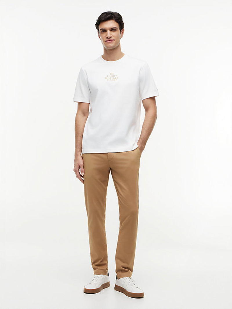 Regular Fit Embroidered Interlock Tshirt