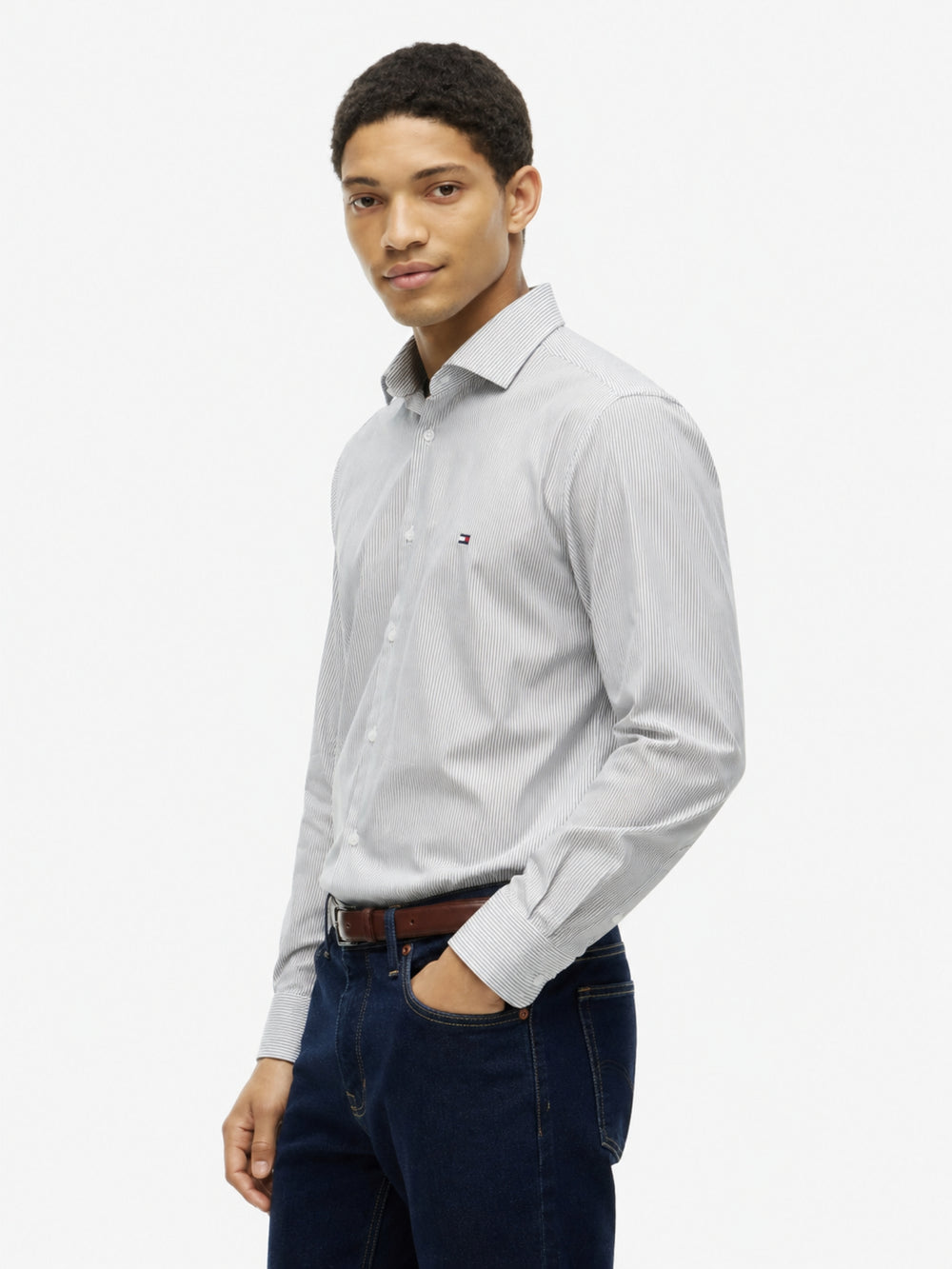 Slim Fit Stripe Shirt