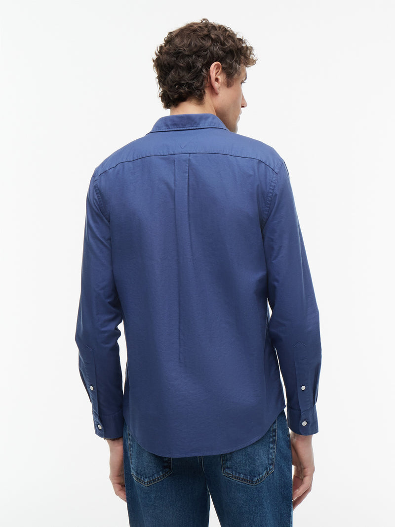 Regular Fit Solid Oxford Shirt
