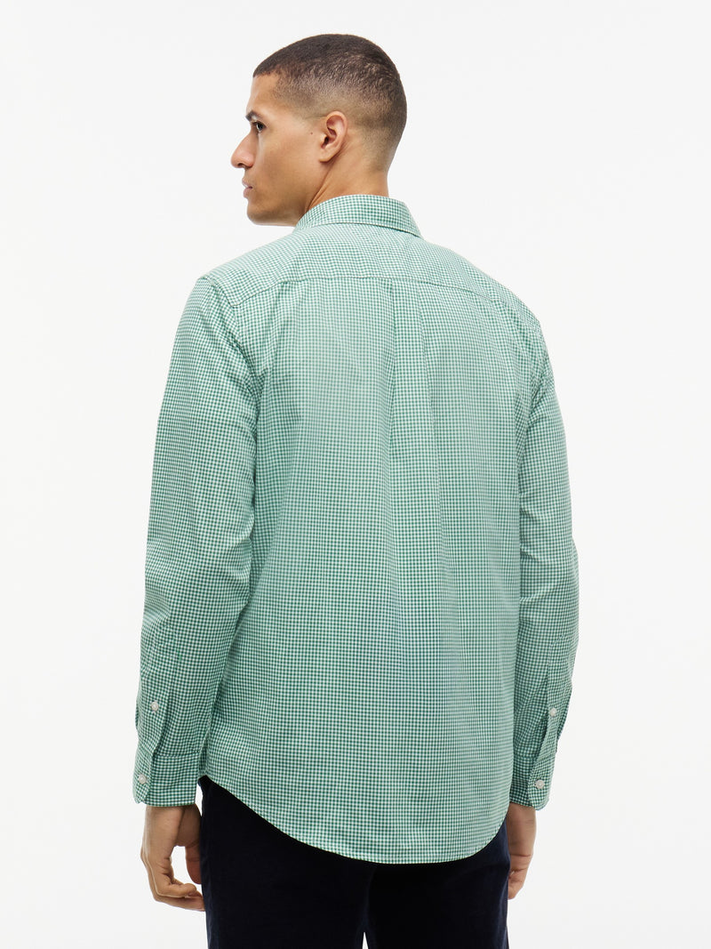 Regular Fit Check Poplin Shirt