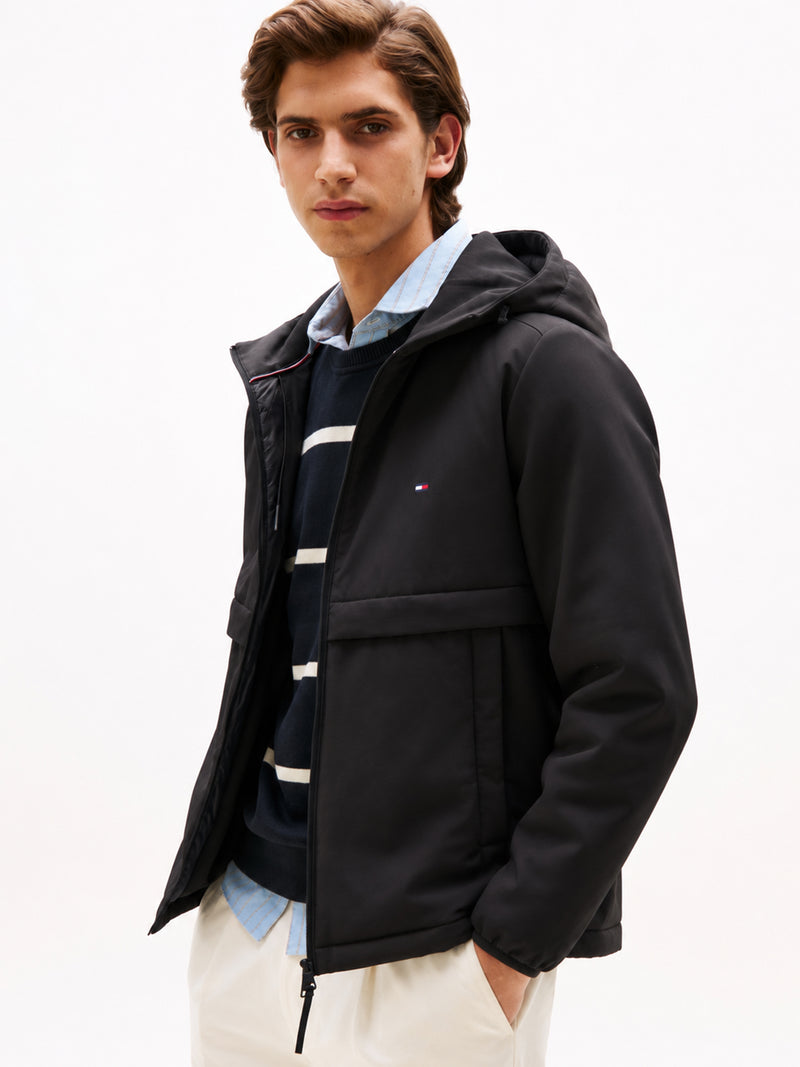 Regular Fit Mid Weight Mix Media Jacket