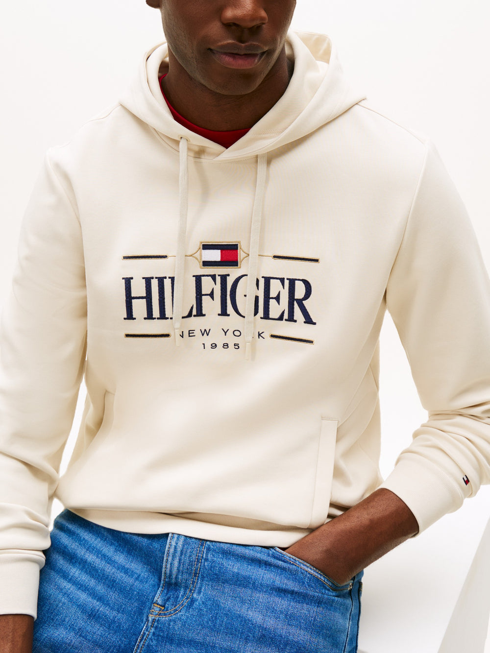 Regular Fit Interlock Hoodie