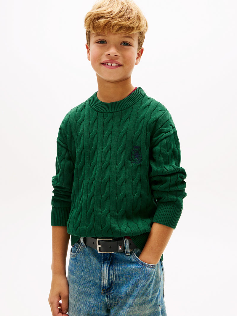 Kids Cable Knit Sweater