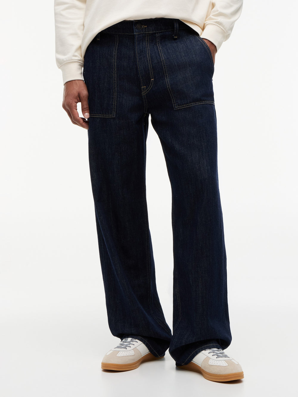 Men Jaimie Loose Rinse Jeans