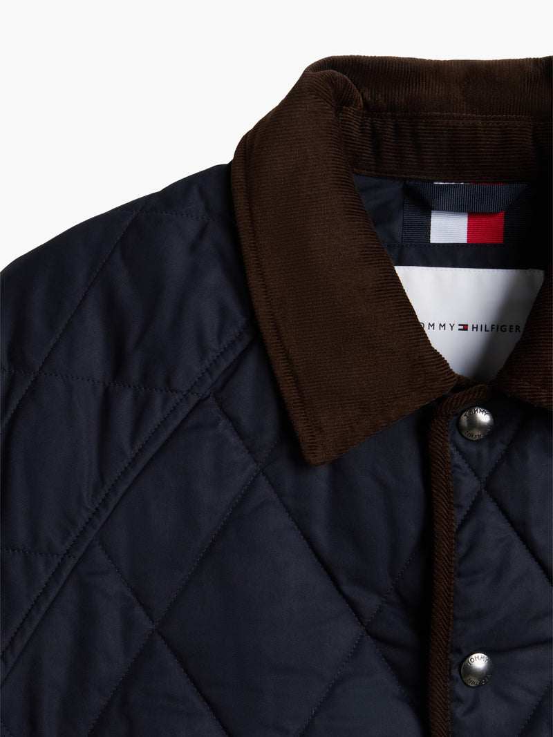 Regular Fit Quilted or Padded Jacket