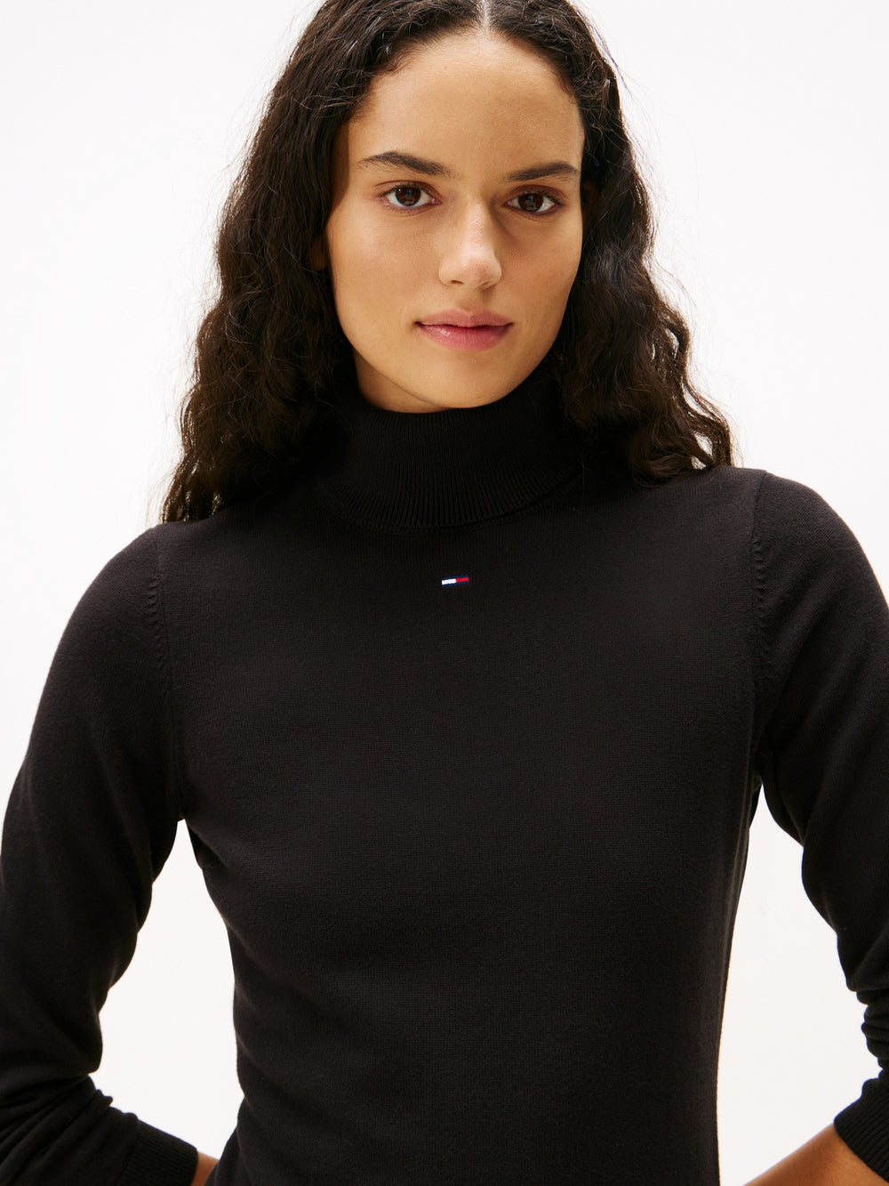 Full Sleeve Solid Sweater Bodycon Dress