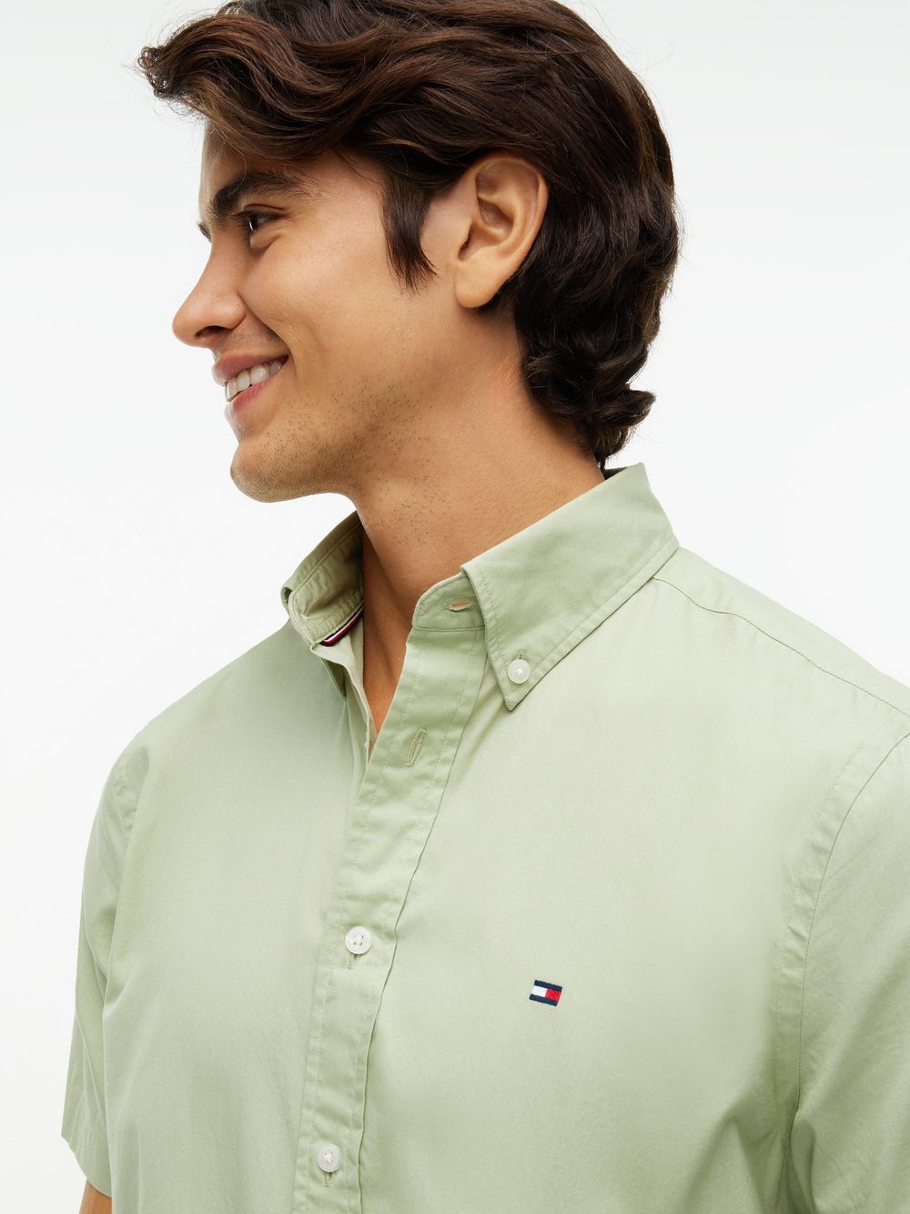 Regular Fit Solid Poplin Shirt