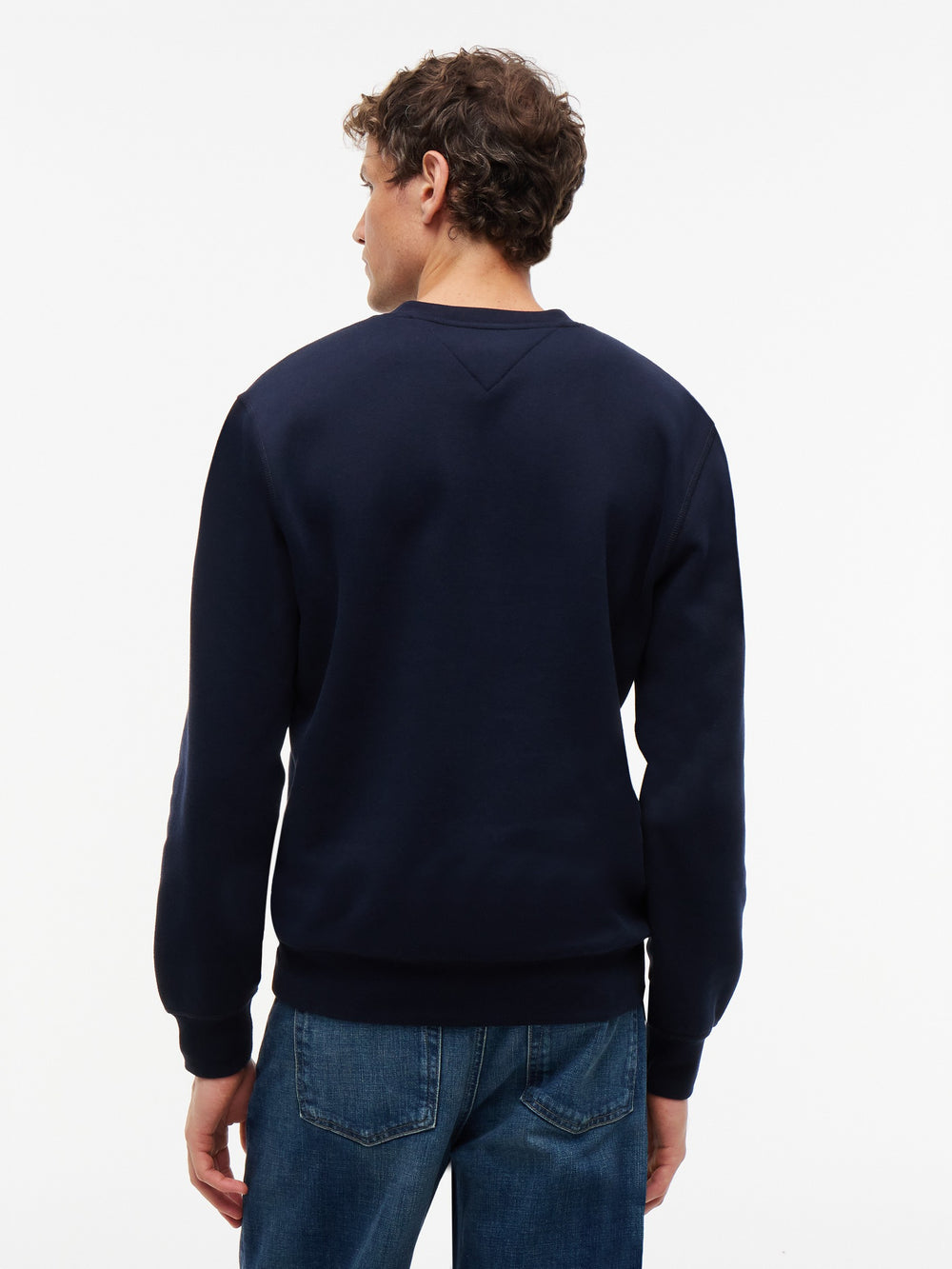 Henley Neck Fleece Sweatshirt