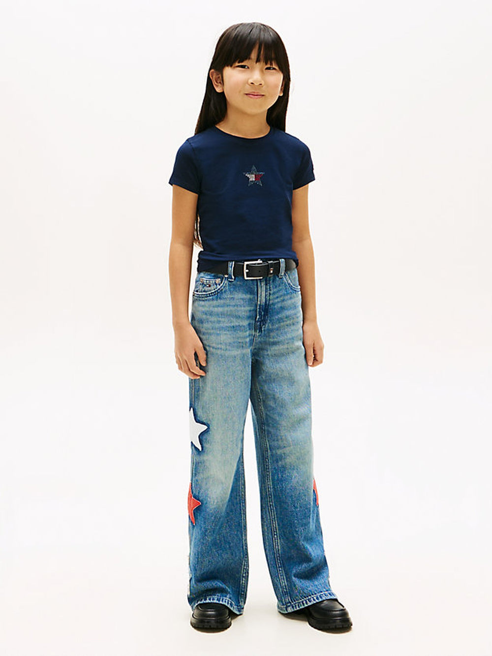 Kids Sequin Star Logo T-Shirt