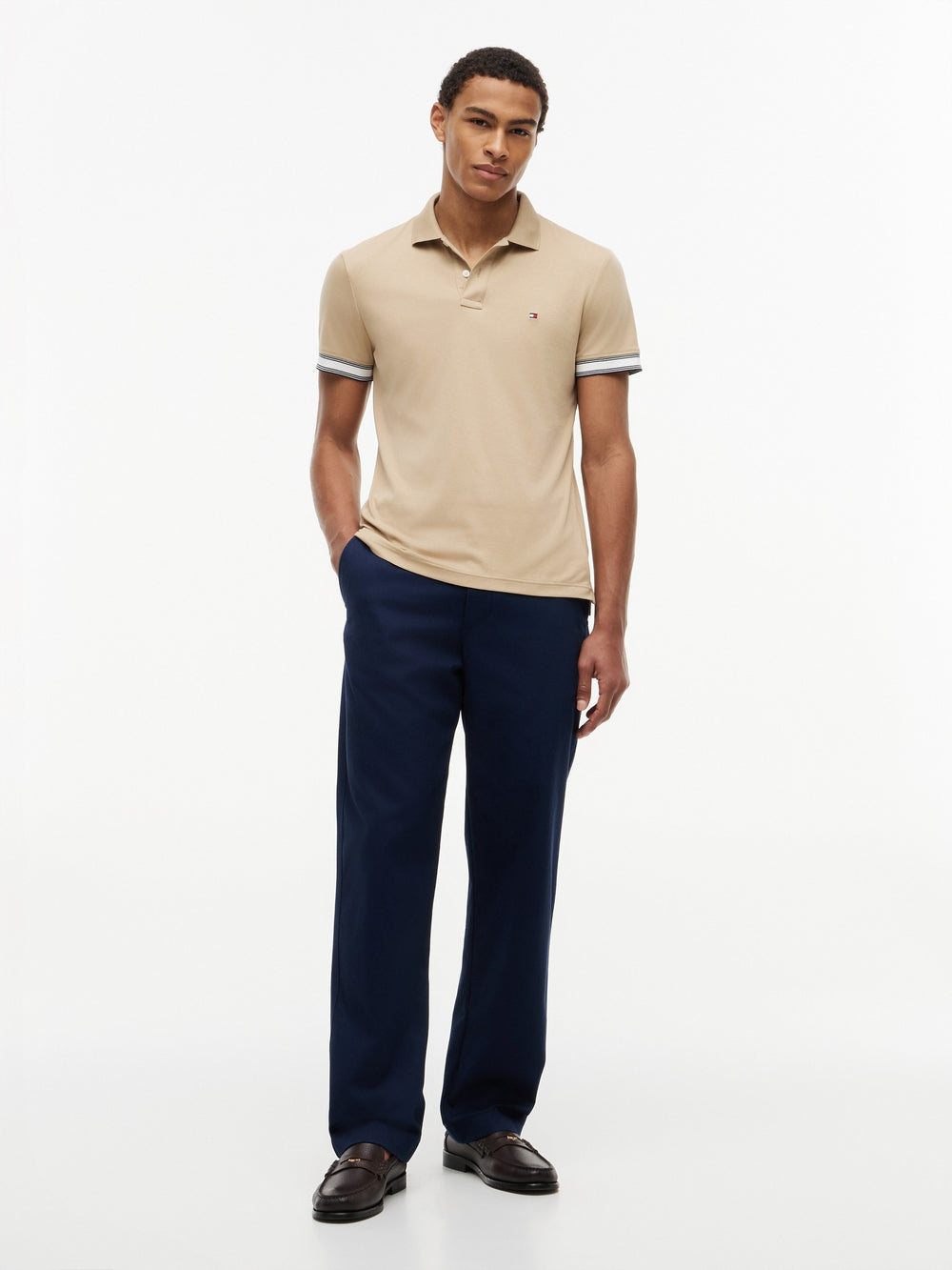 Slim Fit Interlock Polo