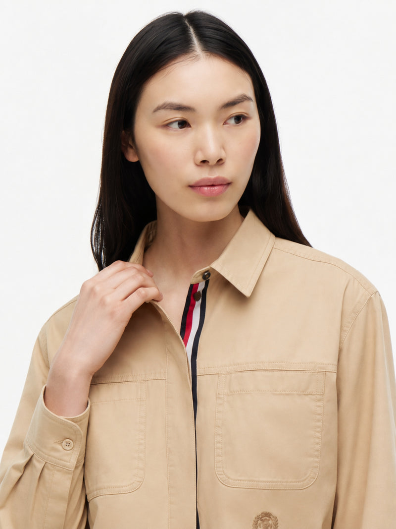 Relaxed Solid Shirt