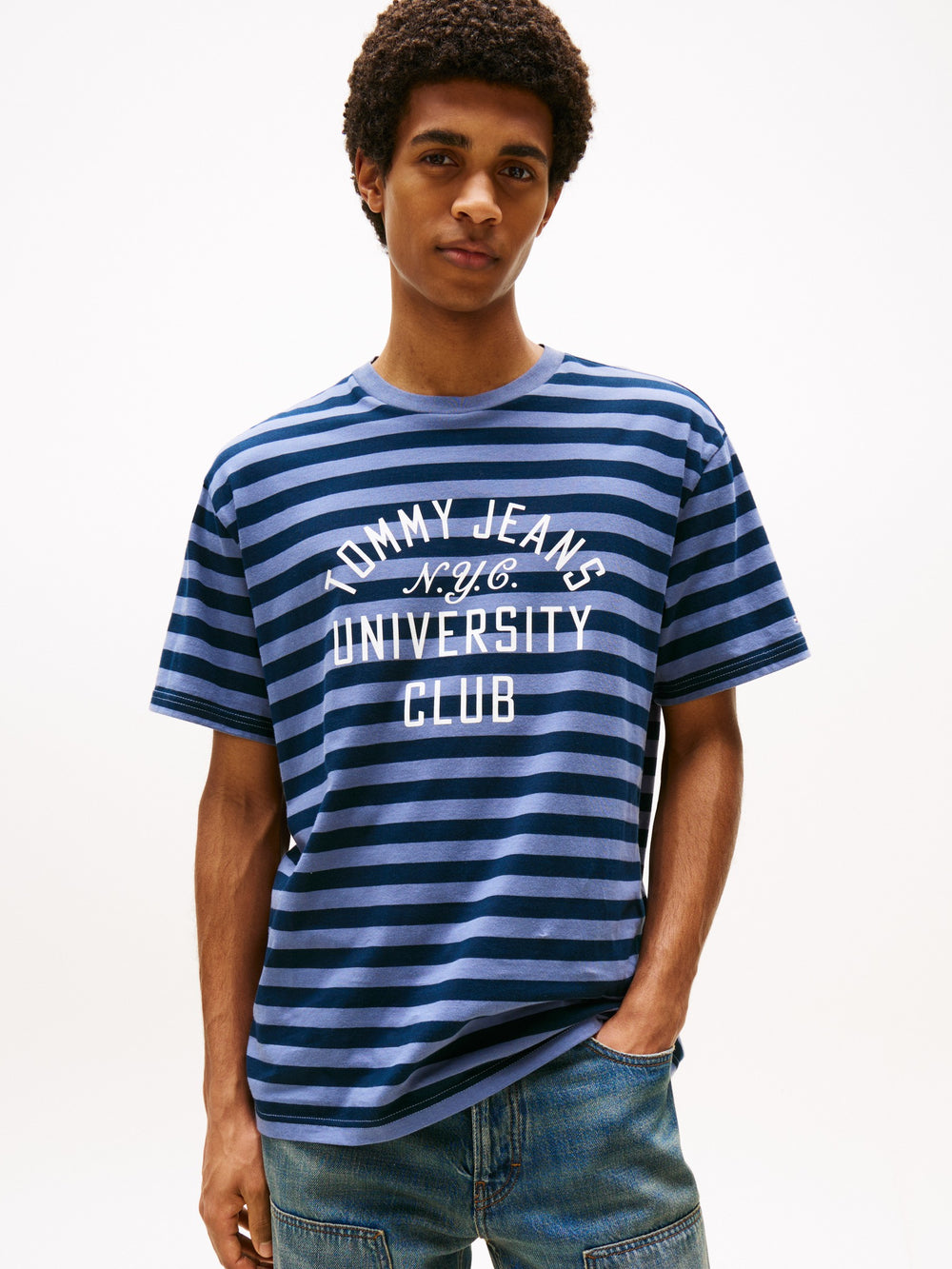 Relaxed Fit Stripe T-Shirt