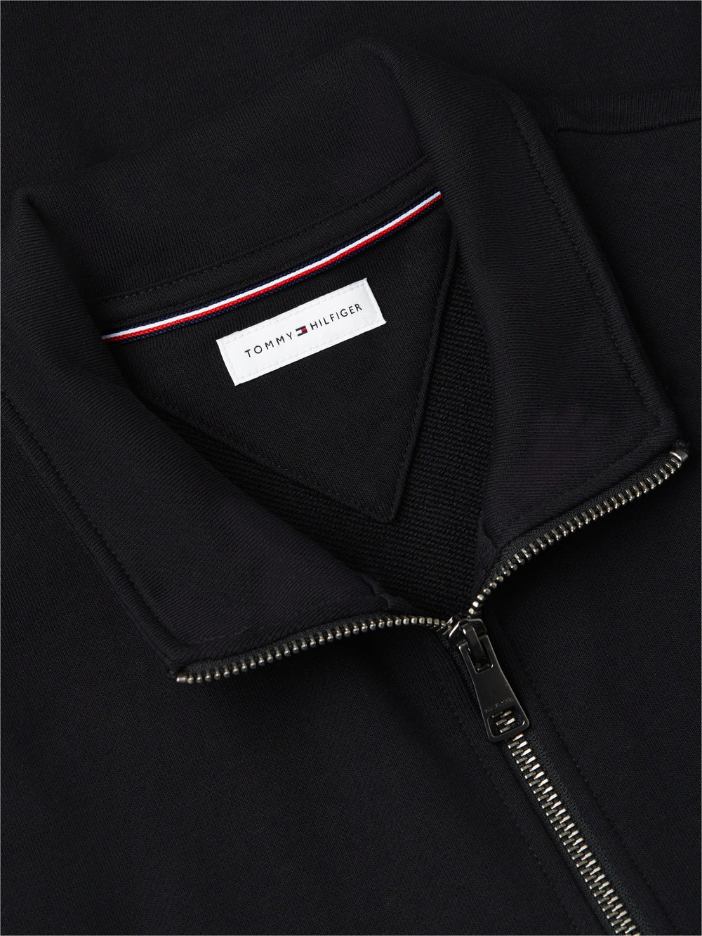 Zip Thru Terry Pullover
