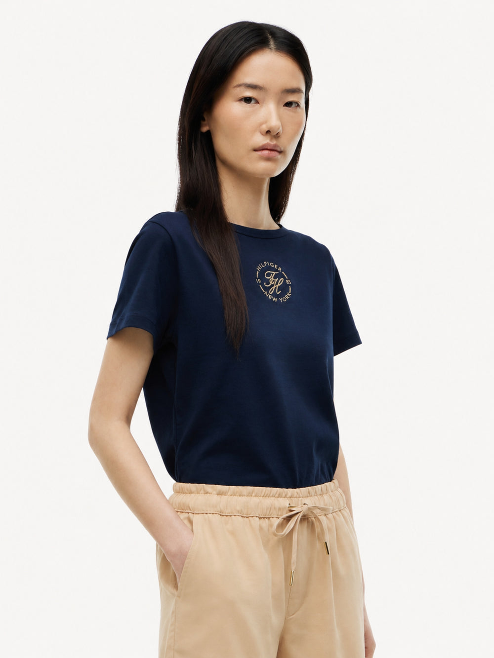 Solid Regular Fit Half Sleeve Cotton Jersey T-Shirt