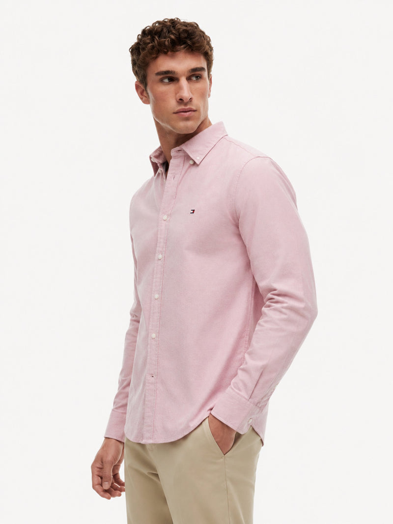 Regular Fit Solid Oxford Shirt