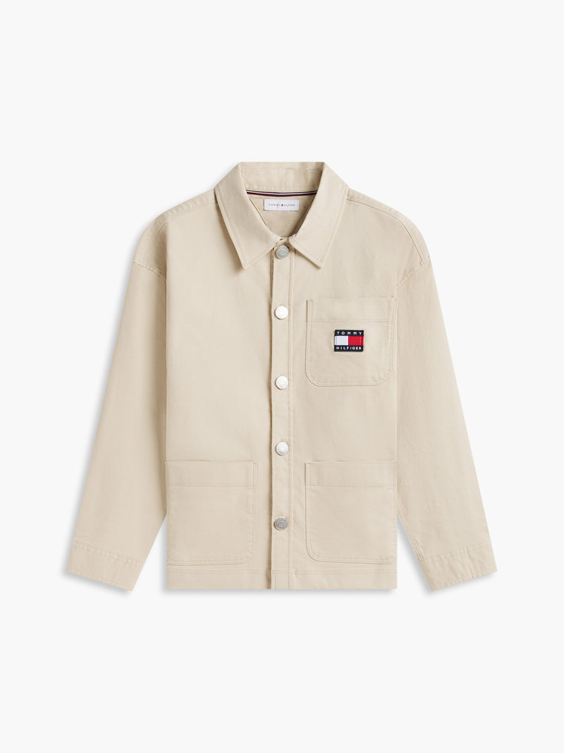 Kids Stretch Solid Shirt