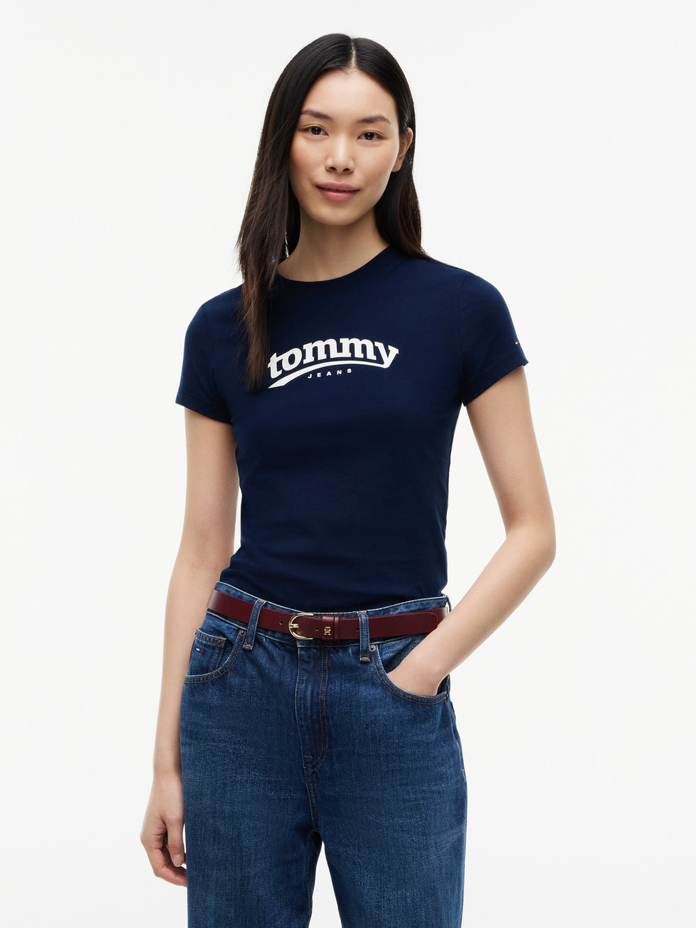 Solid Slim Fit Half Sleeve Cotton Jersey T-Shirt