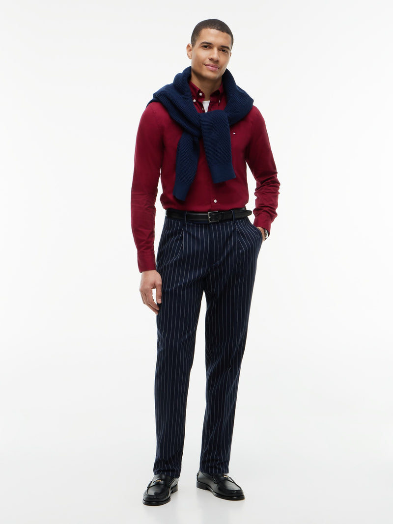 Regular Fit Solid Poplin Shirt