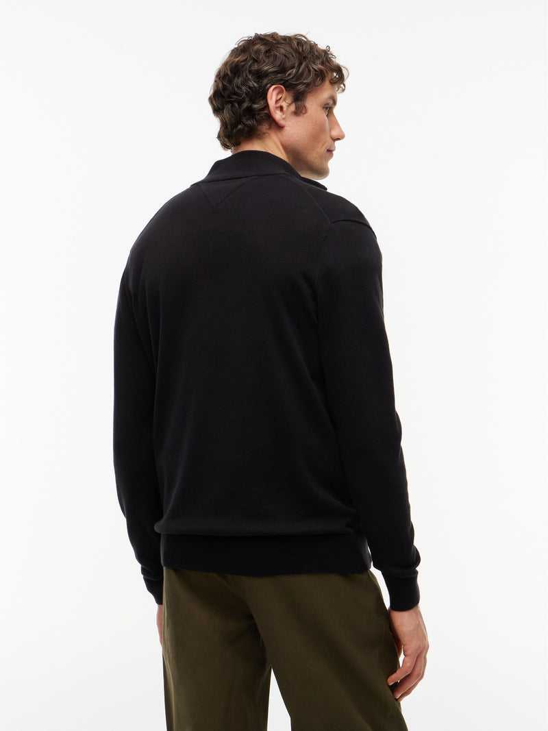 Quarter Zip Mock Neck Sweater